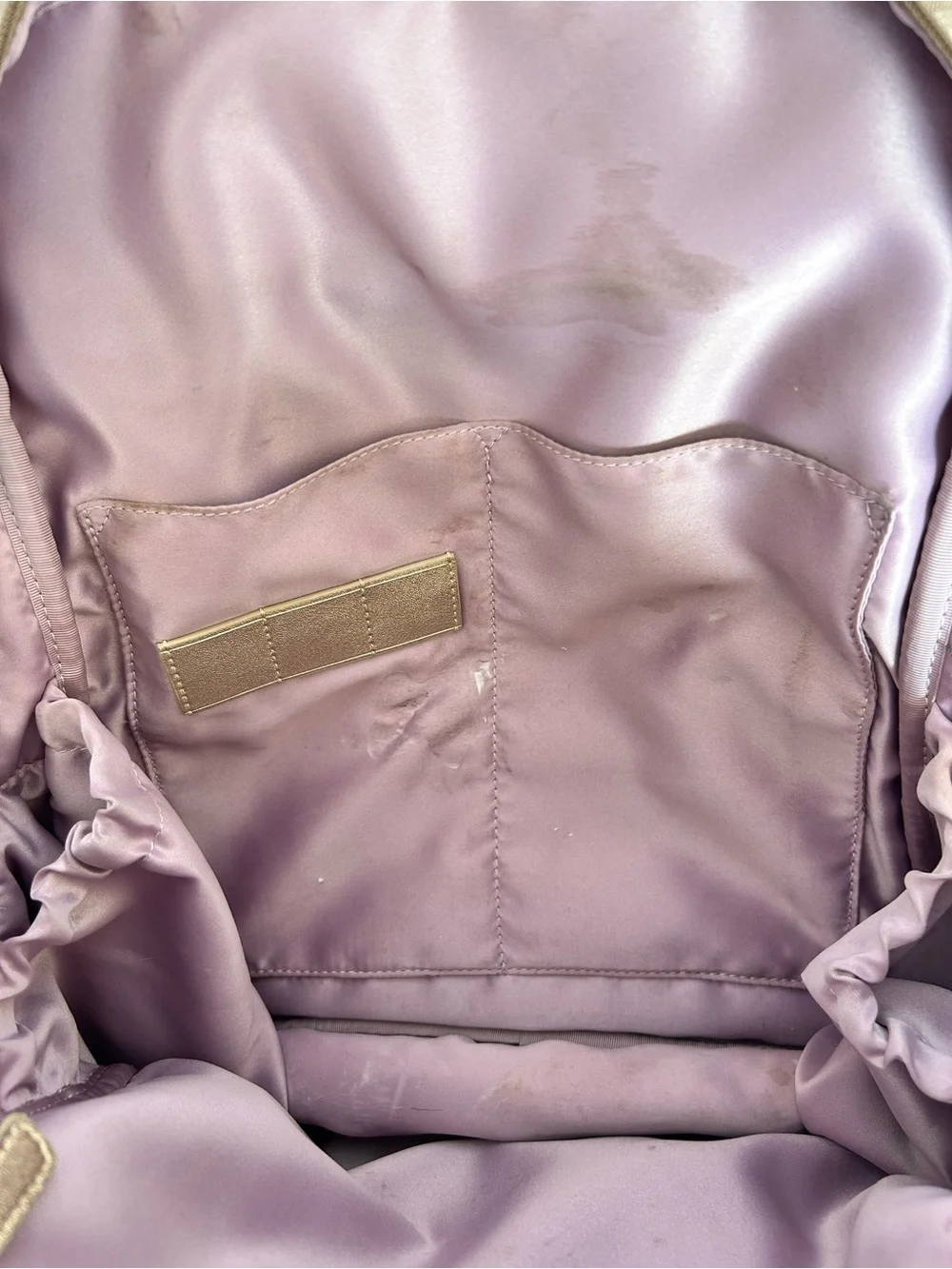 Coach Poppy Y2K Backpack Khaki Gold Signature C H1260-F20046